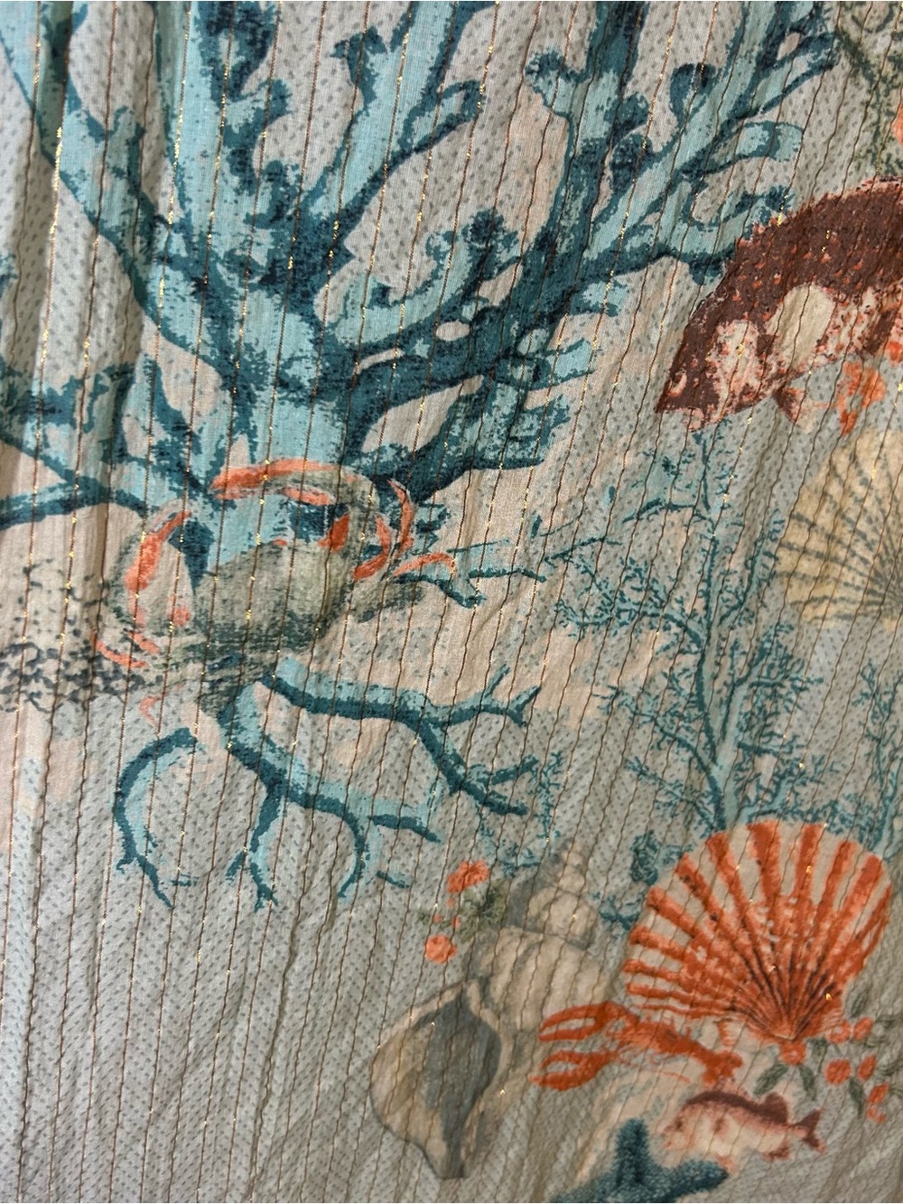 Aratta Silent Journey Ocean View Kimono Coverup One Size Boho Tassel Flowy - Picture 6 of 11
